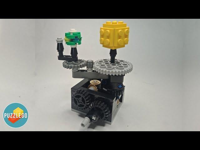 Lego Mini Orrery - Sun, Earth, and Moon