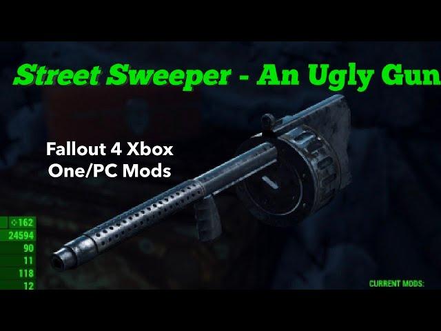Street Sweeper - An Ugly Gun Fallout 4 Xbox One/PC Mods