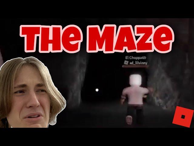 3 lovers get lost in a cave | Roblox The Maze