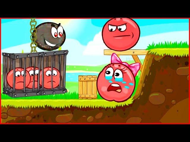 КРАСНЫЙ ШАР "Red Ball 4" ! Новая веселая Игра !  от Котика Браяна про шарик