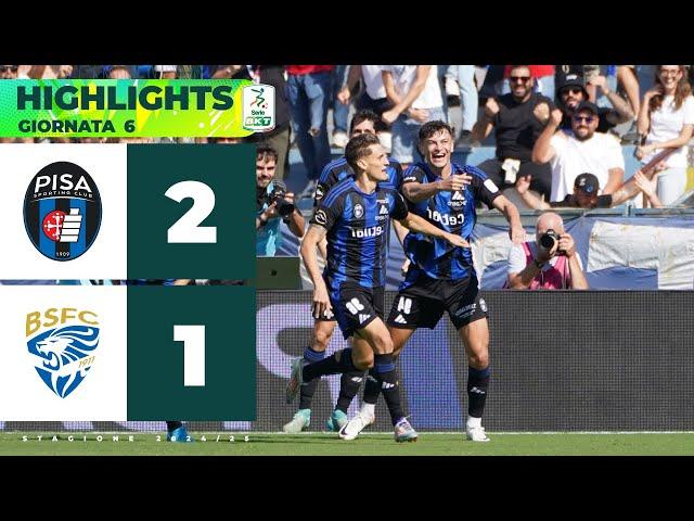 Pisa-Brescia 2-1 | HIGHLIGHTS Serie BKT | 4 goal annullati ma finisce in parità