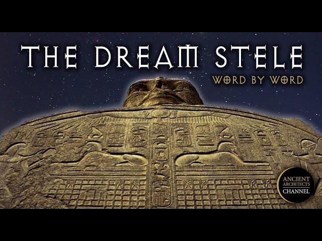 The Dream Stele of the Great Sphinx of Egypt: Word by Word | Ancient Architects