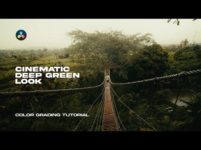 Create This Deep Green Cinematic Look in DaVinci Resolve | Color Grading Tutorial