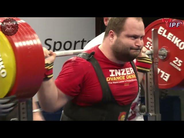 Ivan Goriachev - 6th Place 1045kg Total - 120kg Class 2021 IPF World Open Championship