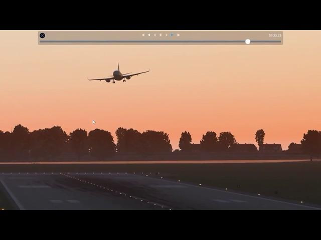 X Plane 11 Посадка самолета с одним двигателем Boeing 737 ixeg