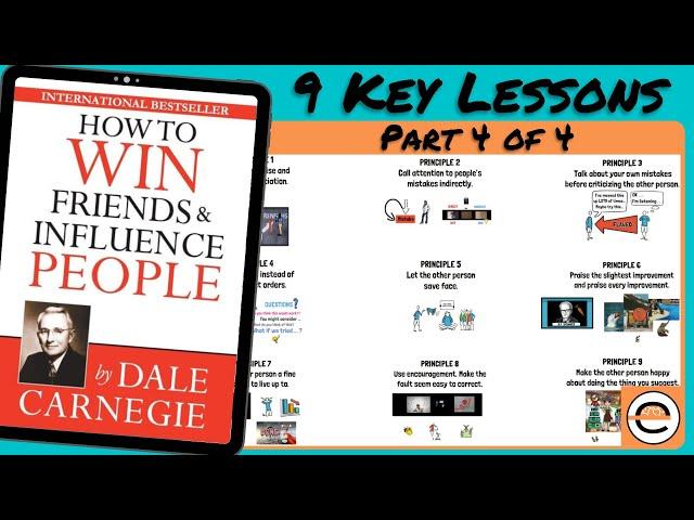 How to Win Friends & Influence People, by Dale Carnegie (Part 4 of 4) - Animated Book Summary