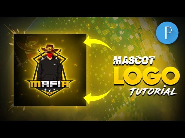 How to Make Gaming Mascot Logo in pixellab || How to Make Gaming Logo on Android ️