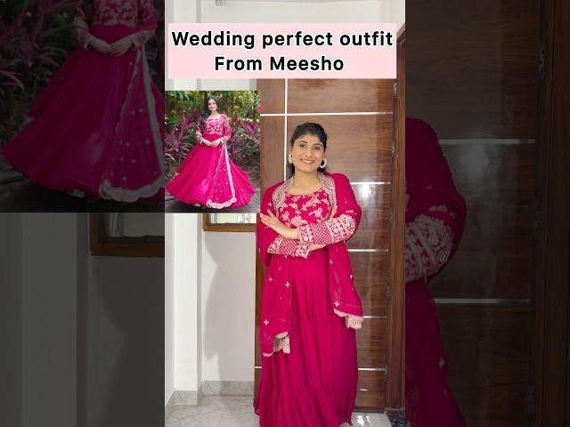 Meesho finds  #weddingoutfit#ethnicwear#explore #fyp#indianweddingwear#anarkalisuit #priyabainsla