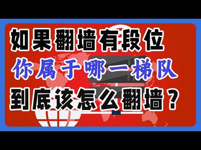 如果翻墙有段位，你属于哪一梯队？来看看你是否真的会翻墙，哪种才是安全可靠的翻墙方式