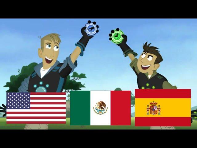 Aventuras con los Kratt  Intro - Inglés vs Latino vs Español