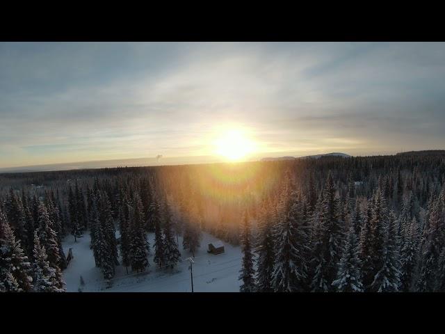 FPV Drone Winter Footage of Fairbanks, Alaska (2021)