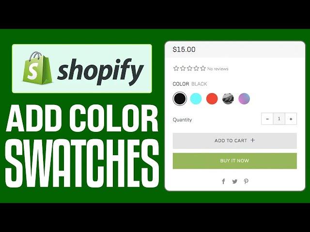 How To Add Shopify Color Swatches On Product Page (2024) Full Guide