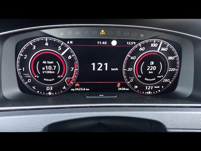 Golf 7 GTI 2019 245PS OPF Stage 1 300PS/440NM K-Fahrzeugtechnik Leistungssteigerungen 100-200km/h