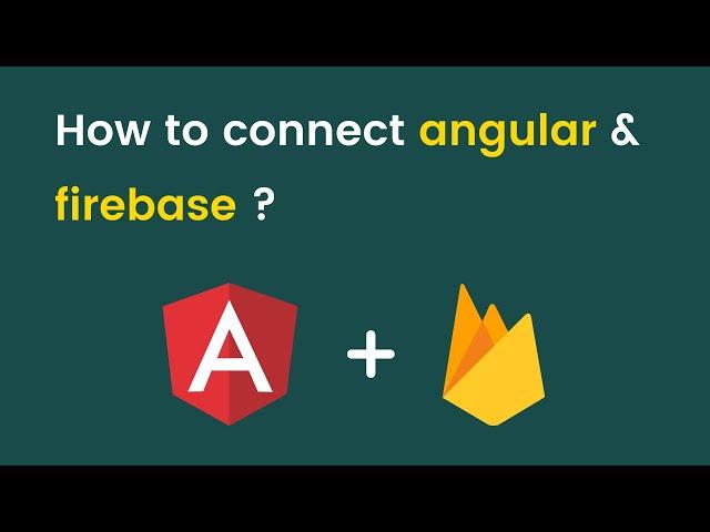 How to connect angular and firebase database | Angular firebase tutorial | part 1