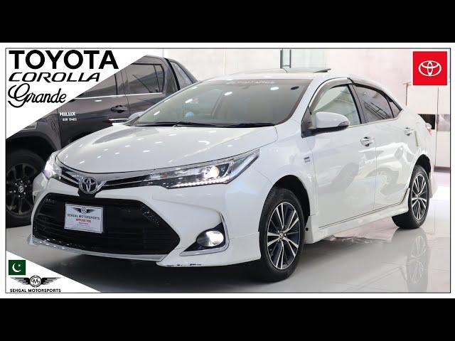 Toyota Corolla Grande X 1.8 2021. Detailed Review with Price by Sehgal Motorsports.