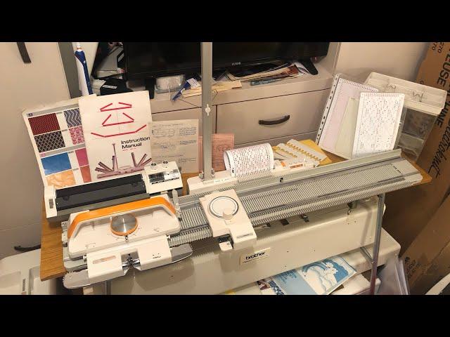 The Knitmaster MK70: The Folding Flat Bed Knitting Machine!