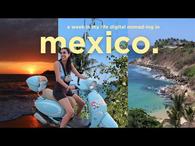 Digital Nomad Life in Puerto Escondido, Mexico | a solo travel week in my life