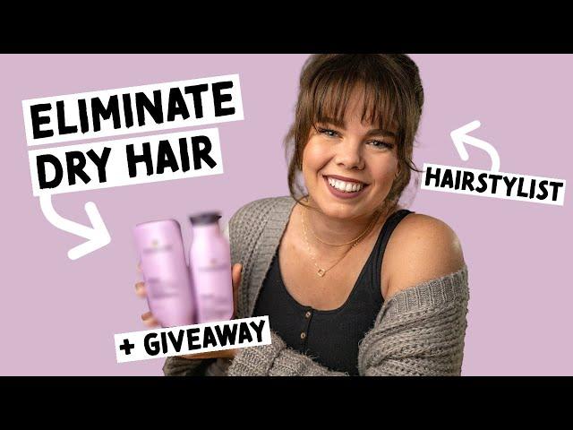 USE THESE PRODUCTS FOR DRY COLOR TREATED HAIR: Pureology Hydrate Shampoo and Conditioner