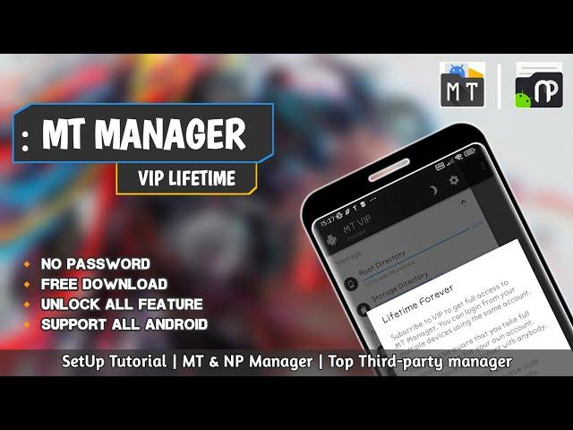 MT MANAGER Premiun vip lifetime free download dan tutorial instal