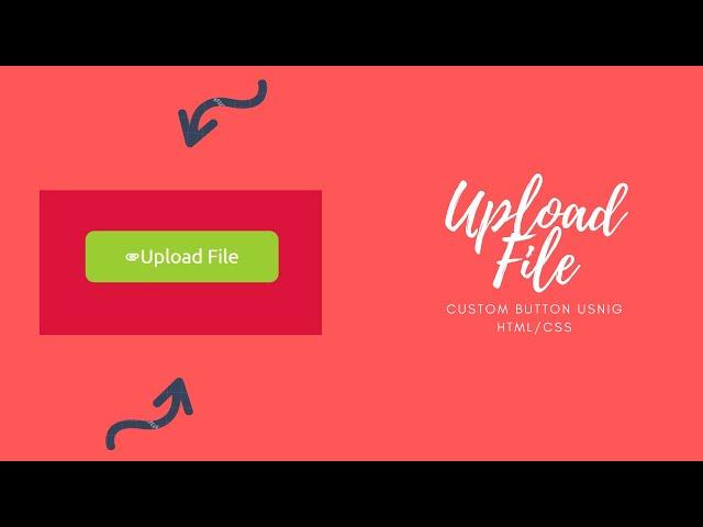 Upload Files Button | Responsive | Only HTML and CSS | Web Tutorials |