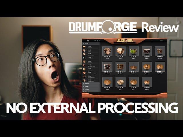 DRUMFORGE: THE MOST MIX-READY DRUM SAMPLER? Drumforge Classic Review & Demo (Preset Included)