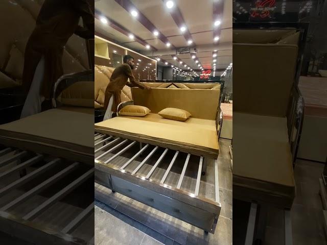 0300-4911229. Steel SofaBed ImranSonsFurniture (Shop Location ) Karimabad furniture market Karachi