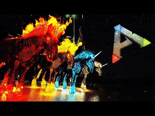 ЛОШАДИ АПОКАЛИПСИСА! НОВЫЕ ЕДИНОРОГИ В ARK! ОБЗОР МОДОВ FIRE/LIGHT UNICORN ► Ark: Survival Evolved