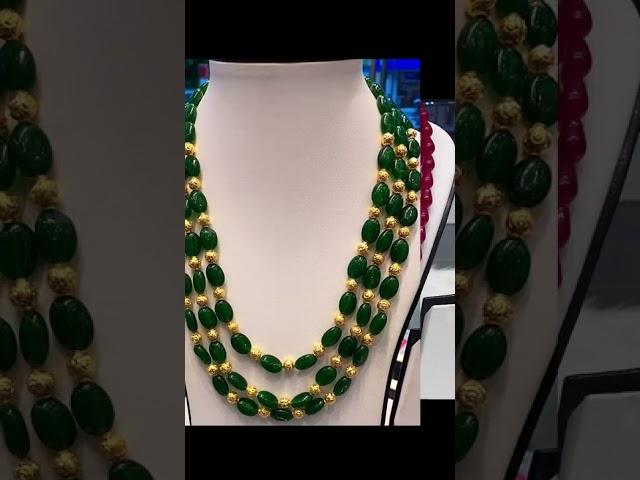 Latest Beads & Pearls Long Necklace Designs #GoldGossips