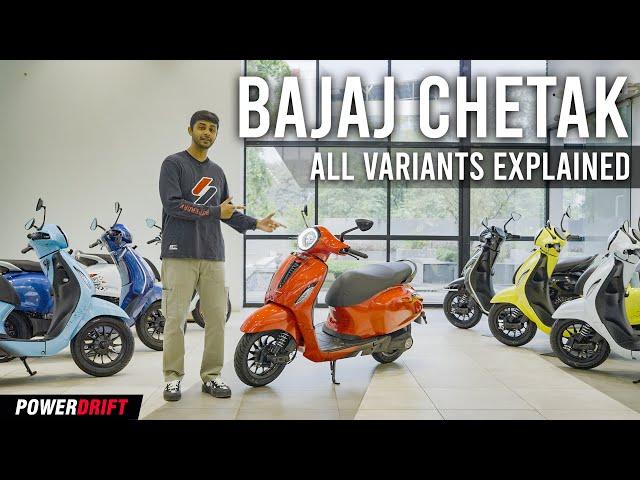 Bajaj Chetak Variants explained | Which Chetak features what? | PowerDrift