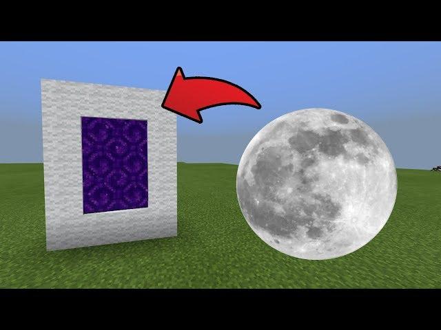 Minecraft : How To Make a Portal to the Moon Dimension