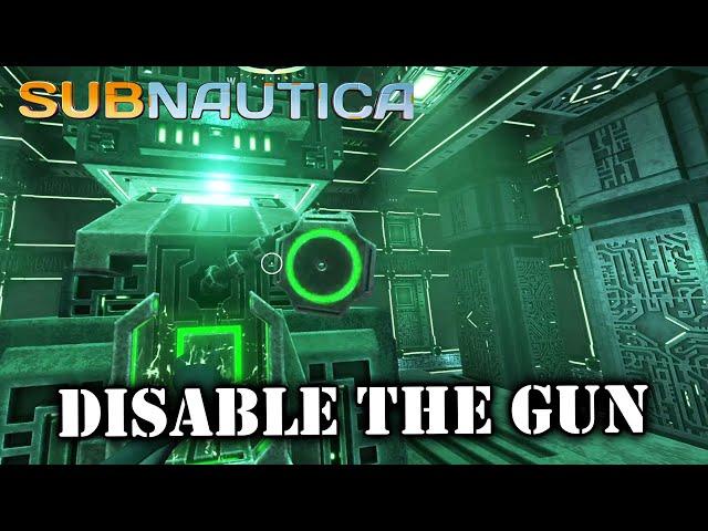 How to Disable gun island in Subnautica