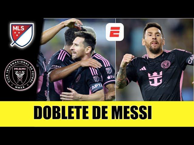 PEDAZO DE GOL que anotó LIONEL MESSI para el DOBLETE e Inter Miami gana 2-0 vs Columbus Crew | MLS