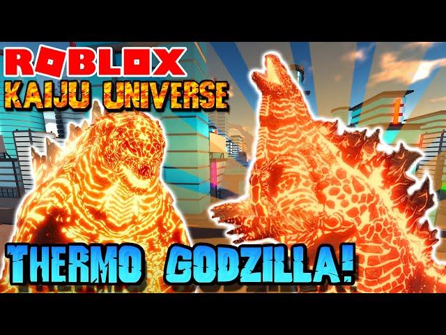 Roblox Kaiju Universe - THERMONUCLEAR GODZILLA 2019 REMODEL! Full Showcase!