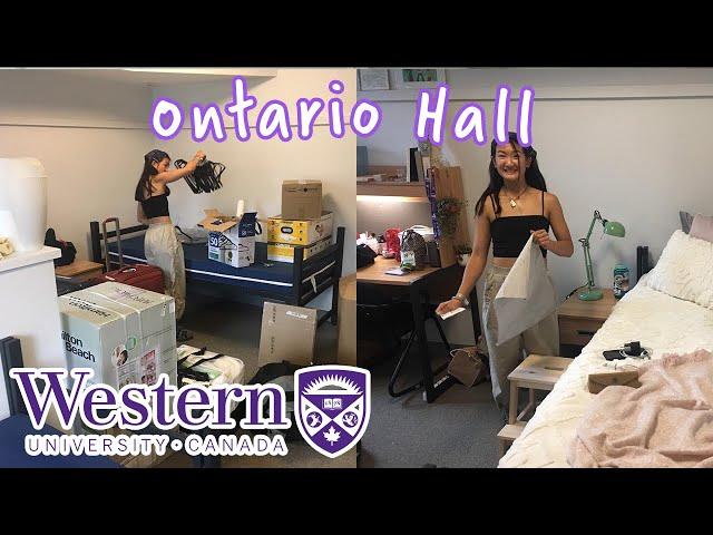 ONTARIO HALL MOVE-IN VLOG at Western University