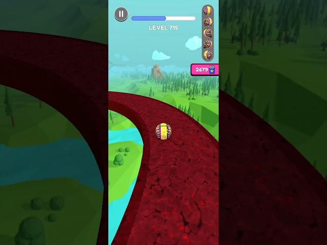 Going Balls 715 level New Update Gameplay #goingballs #shorts