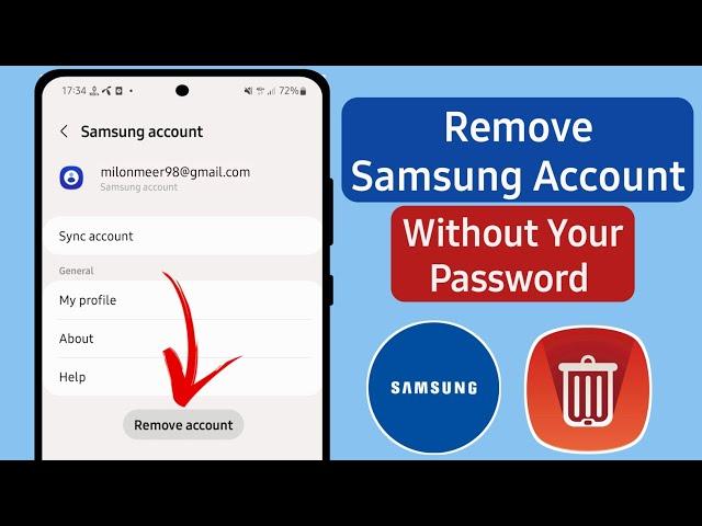 How to Remove Samsung Account without Password. All Samsung Android 2025