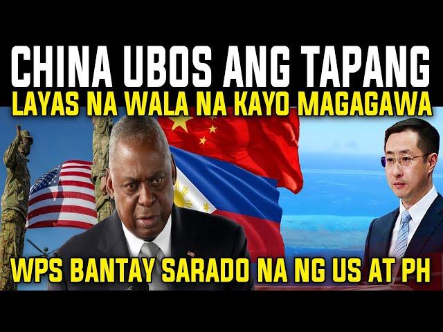 IYAK ANG CHINA SA BALITANG TO! WALA NA LAYAS NA KAYO SA WPS TALO NA REACTION AND COMMENT