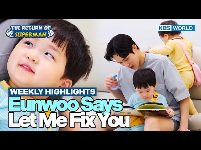 [Weekly Highlights] Eunwoo Opens the Sharingan [The Return of Superman] | KBS WORLD TV 241222