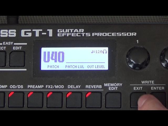 Boss GT-1│Multi Effects Processor│Tutorial - Set-up Basics.