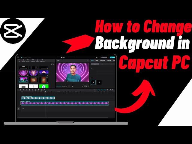 How to Remove and Add Background To Video in Capcut PC | Without Green Screen