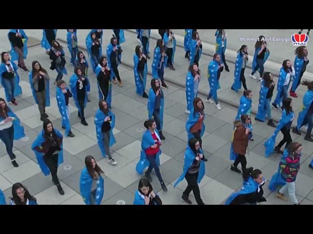 9 Vjetori i Pavarësisë së Kosovës Mehmet Akif College - Flash Mob