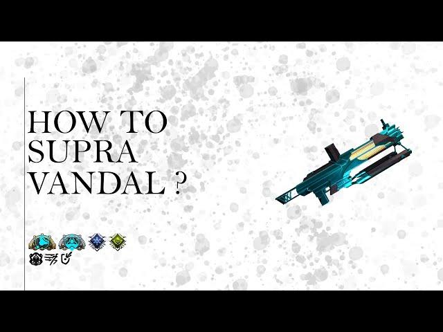 How To Supra Vandal