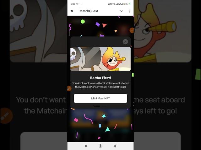 How to mint an NFT on Matchain Airdrop