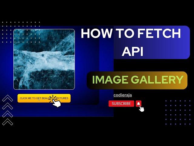 How To Fetch API | Image Gallery Using Javascript | Mini Project 2023