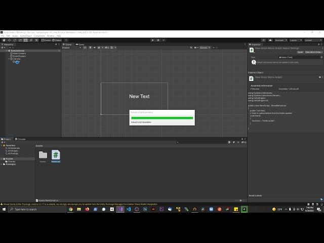 How to Change Text UI In Unity via Script In Under a Minute! - ZDev-9 Unity Tutorials!