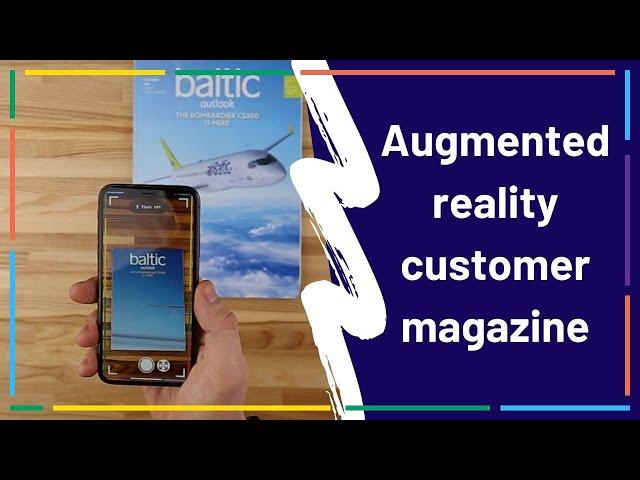 Augmented reality marketing | airBaltic Customer Magazine