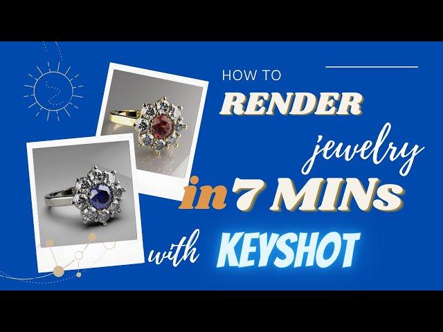 How to Render Jewelry in 7 mins with keyshot