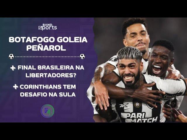 BOTAFOGO ATROPELA PEÑAROL NO PRIMEIRO DUELO; CORINTHIANS RECEBE RACING EM ITAQUERA | G4 BANDSPORTS