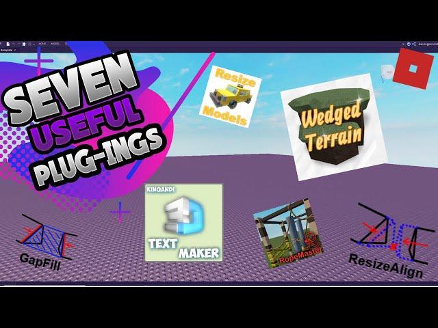 [Roblox] -  7 Useful Plugins for Studio Beginner's!!!