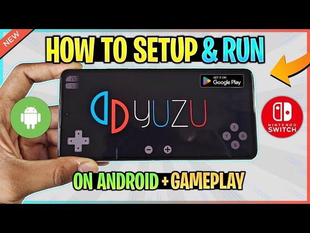 How To Setup Yuzu Emulator For Android | New Nintendo Switch Emulator + Gameplay!